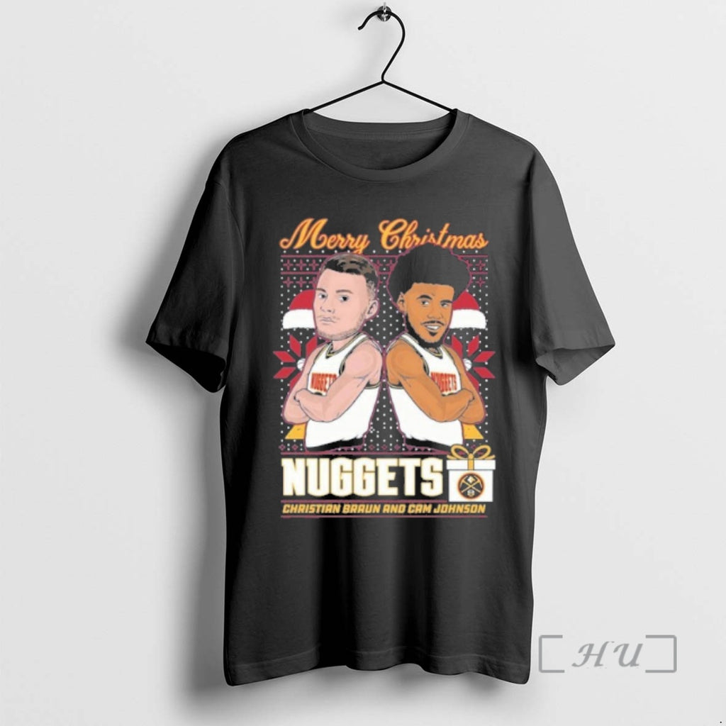 Officials Merry Christmas Denver Nuggets Braun Johnson T-Shirts, Hoodie, Sweatshirt | TeeBloomCo.com