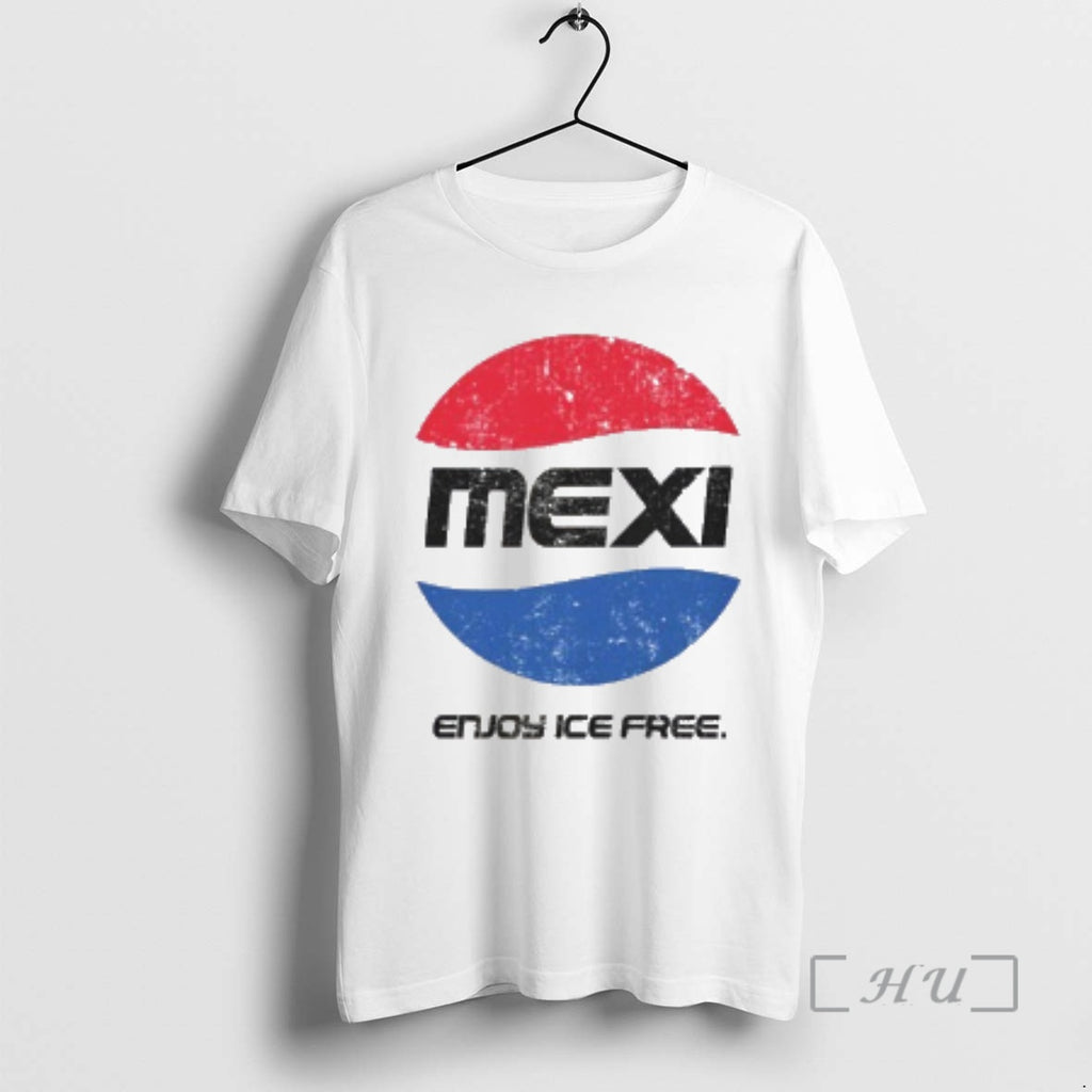 Officials Mexi Enjoy Ice Free Logo Parody T-Shirts, Hoodie, Sweatshirt | TeeBloomCo.com