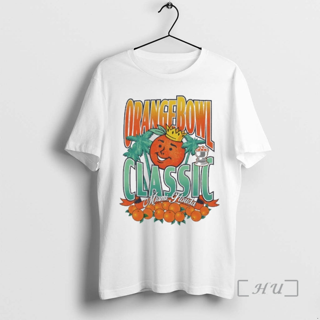 Officials Miami Floria Orange Bowl Graphic Retro T-Shirts, Hoodie, Sweatshirt | TeeBloomCo.com