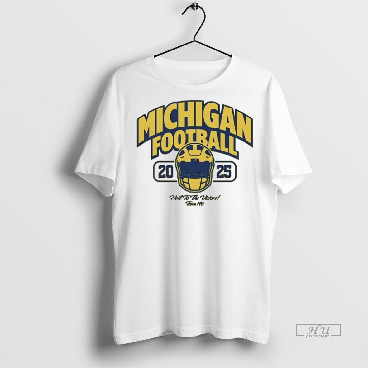 Officials Michigan Wolverines 2025 Hail To The Victory Team 146 Tee Shirt Sweater