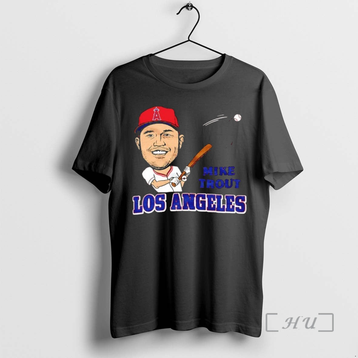 Officials Mike Trout Los Angeles Angels Superstar Caricature T-Shirts, Hoodie, Sweatshirt | TeeBloomCo.com