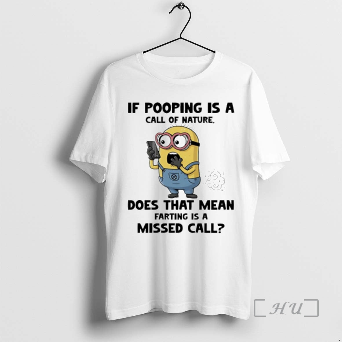 Officials Minion If Pooping Is A Call Of Nature T-Shirts, Hoodie, Sweatshirt | TeeBloomCo.com