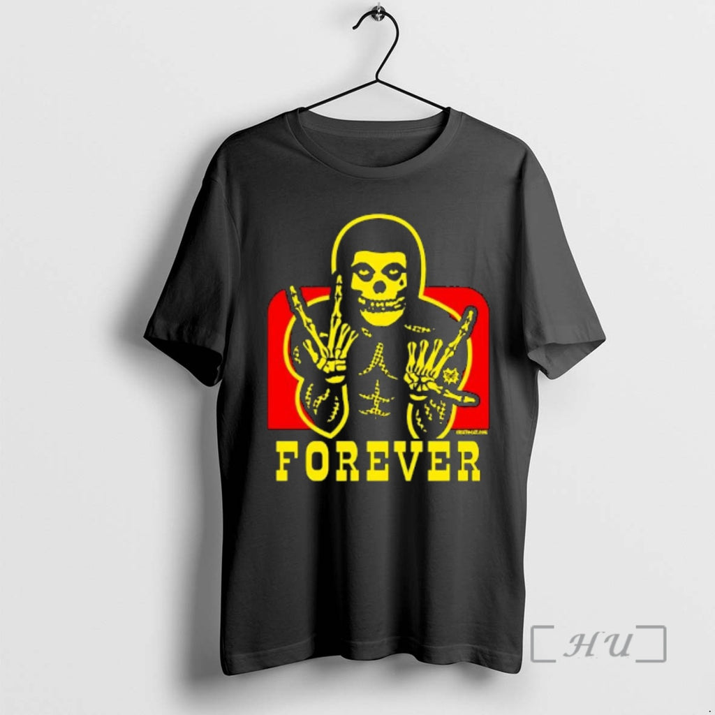 Officials Misfits Forever Skeleton T-Shirts, Hoodie, Sweatshirt | TeeBloomCo.com