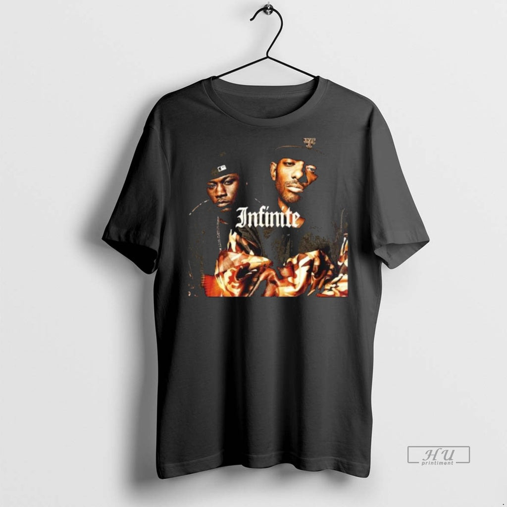 Officials Mobb Deep Infinite Album Cover With Tracklist Two Sided Mockup Two Side