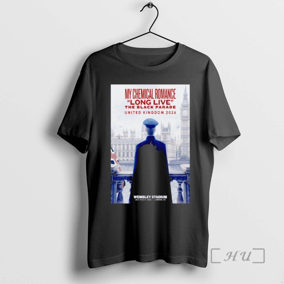 Officials My Chemical Romance London Live The Black Parade United Kingdom Wembley Stadium Premium T-Shirts, Hoodie,...