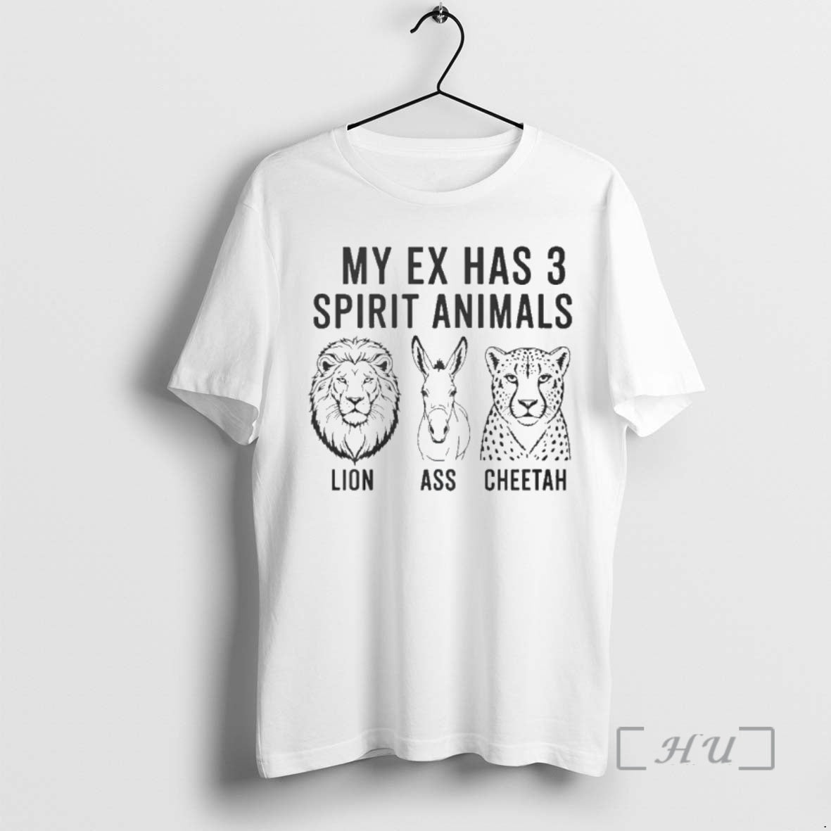 Officials My Ex Has 3 Spirit Animals Lions Ass Cheetah T-Shirts, Hoodie, Sweatshirt | TeeBloomCo.com