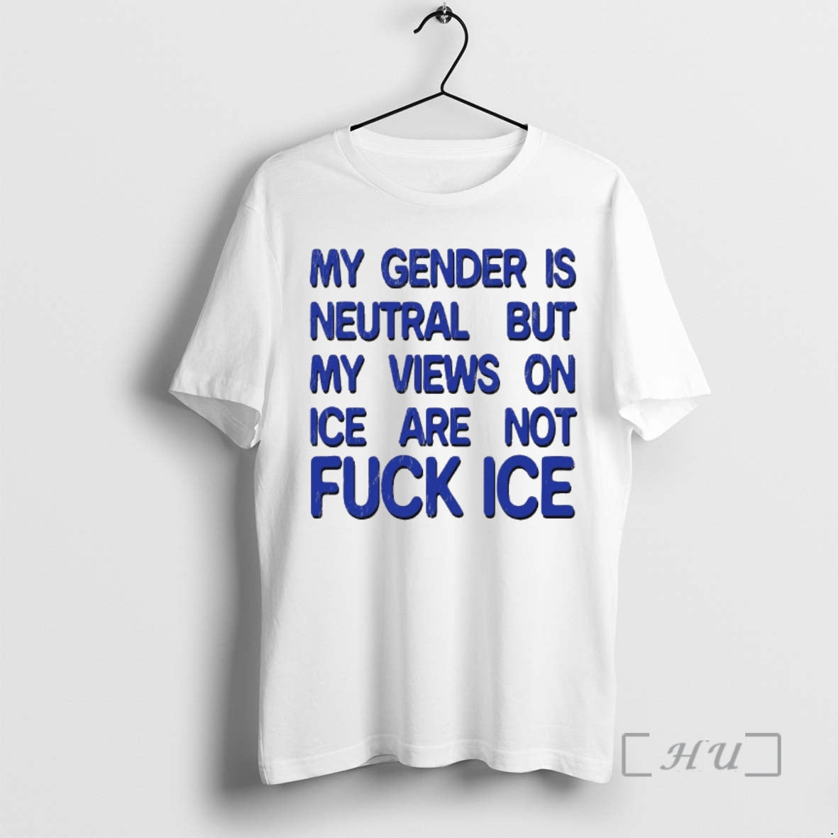 Officials My Gender Is Neutral But My Views On Ice Are Not Fuck Ice 2026 T-Shirts, Hoodie, Sweatshirt | TeeBloomCo.com