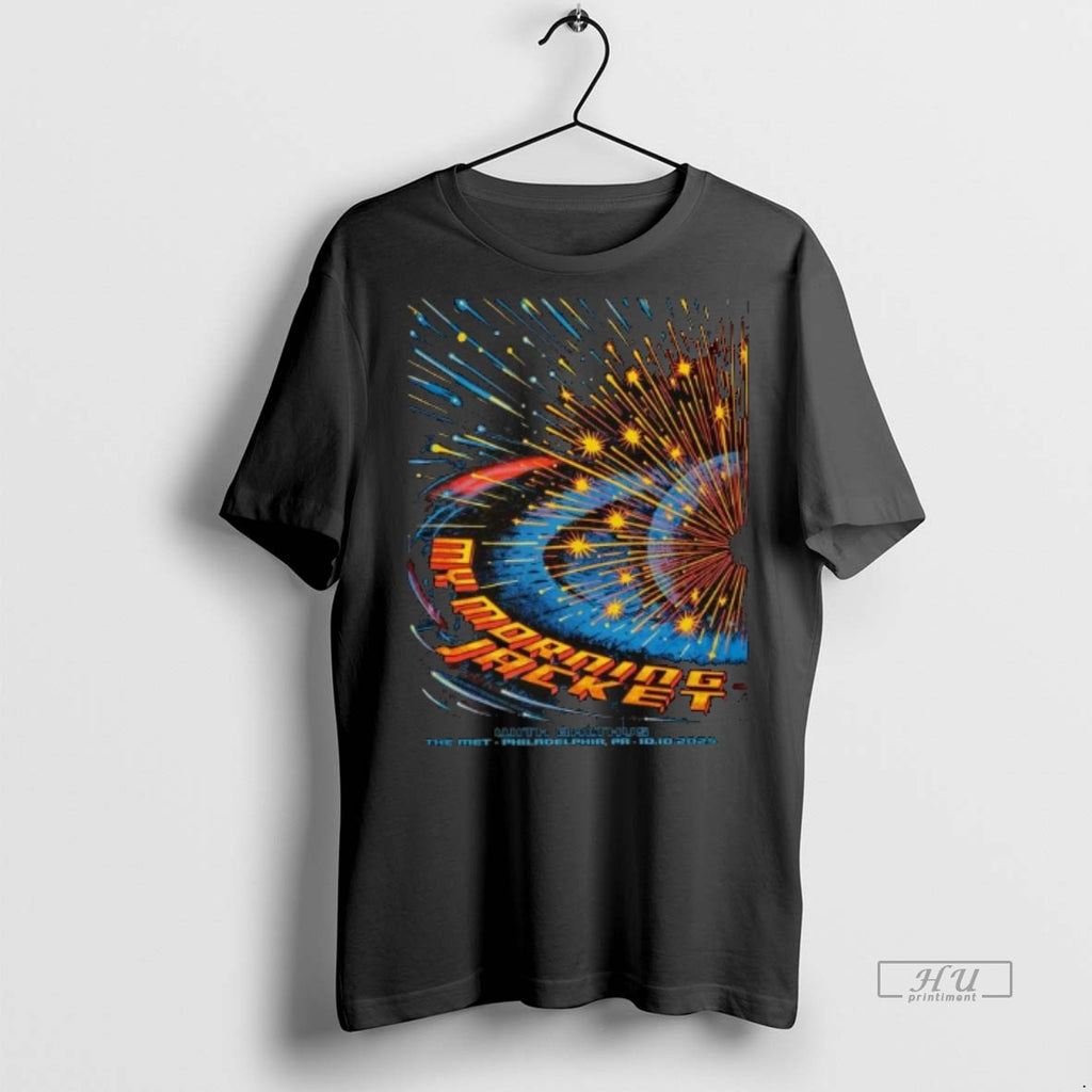 Officials My Morning Jacket Philadelphia Pa October 10 2025 Tour Long Sleve Tee Shirt Sweater