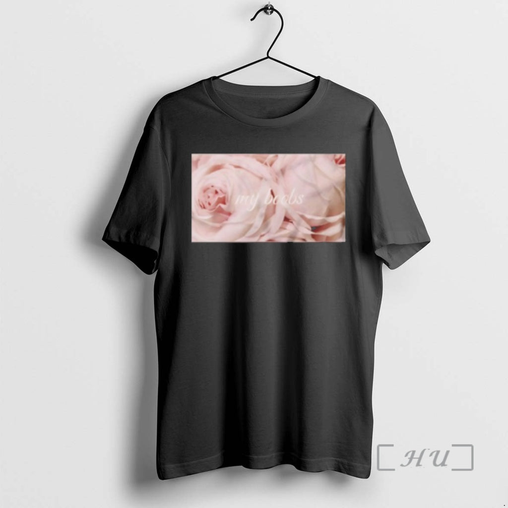 Officials My Boobs Rose Flower Funny T-Shirts, Hoodie, Sweatshirt | TeeBloomCo.com
