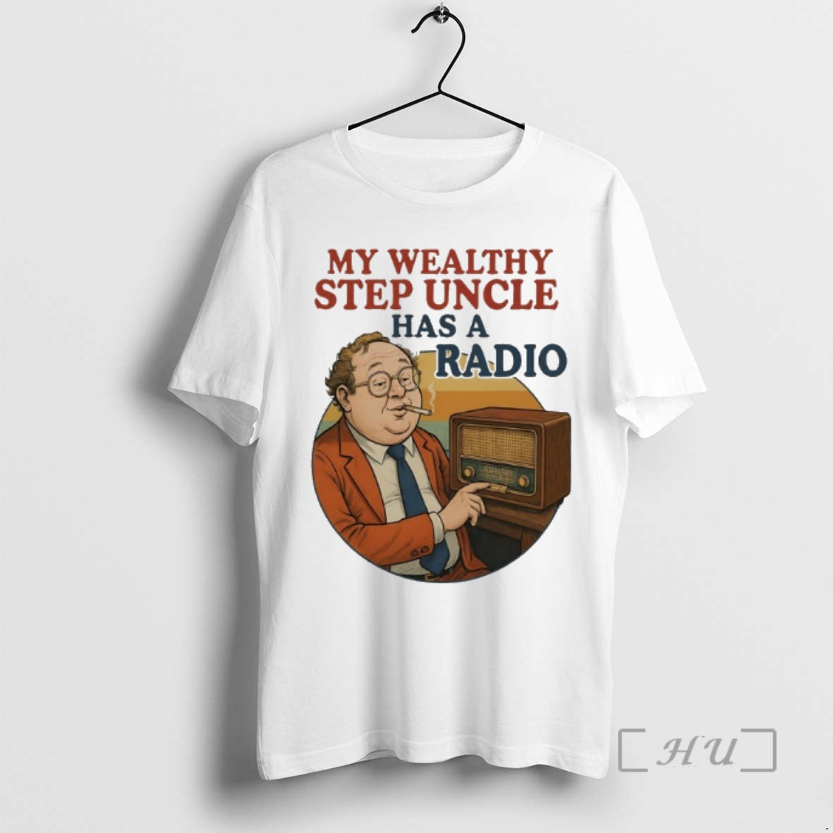 Officials My Wealthy Step Uncle Has A Radio Vintage T-Shirts, Hoodie, Sweatshirt | TeeBloomCo.com