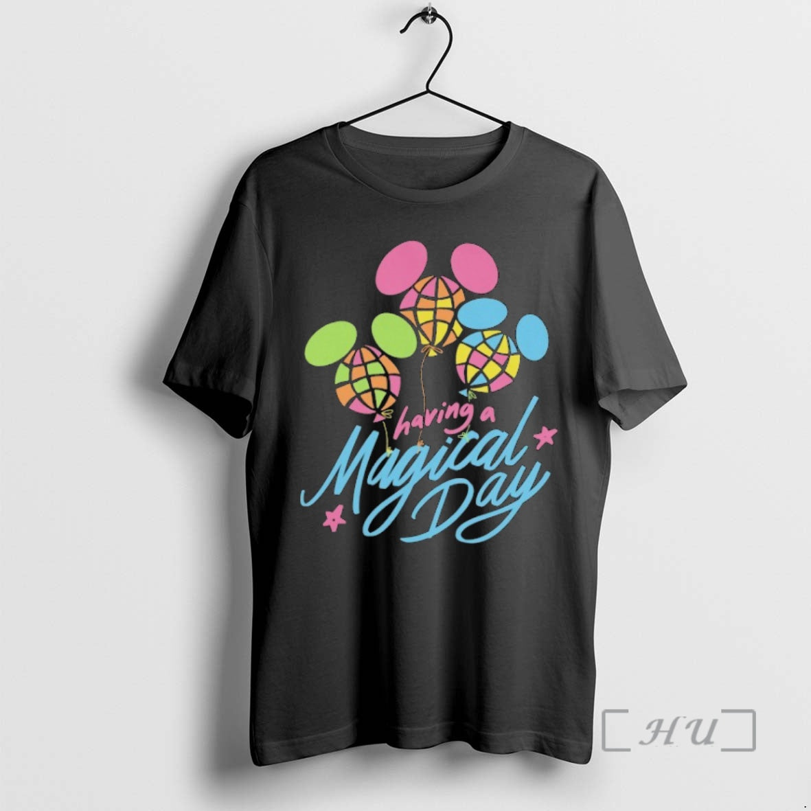 Officials Neon Checkered Balloon Having A Magical T-Shirts, Hoodie, Sweatshirt | TeeBloomCo.com