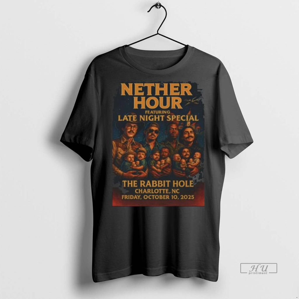 Officials Nether Hour Charlotte Nc October 10 2025 Long Sleve Tee Shirt Sweater