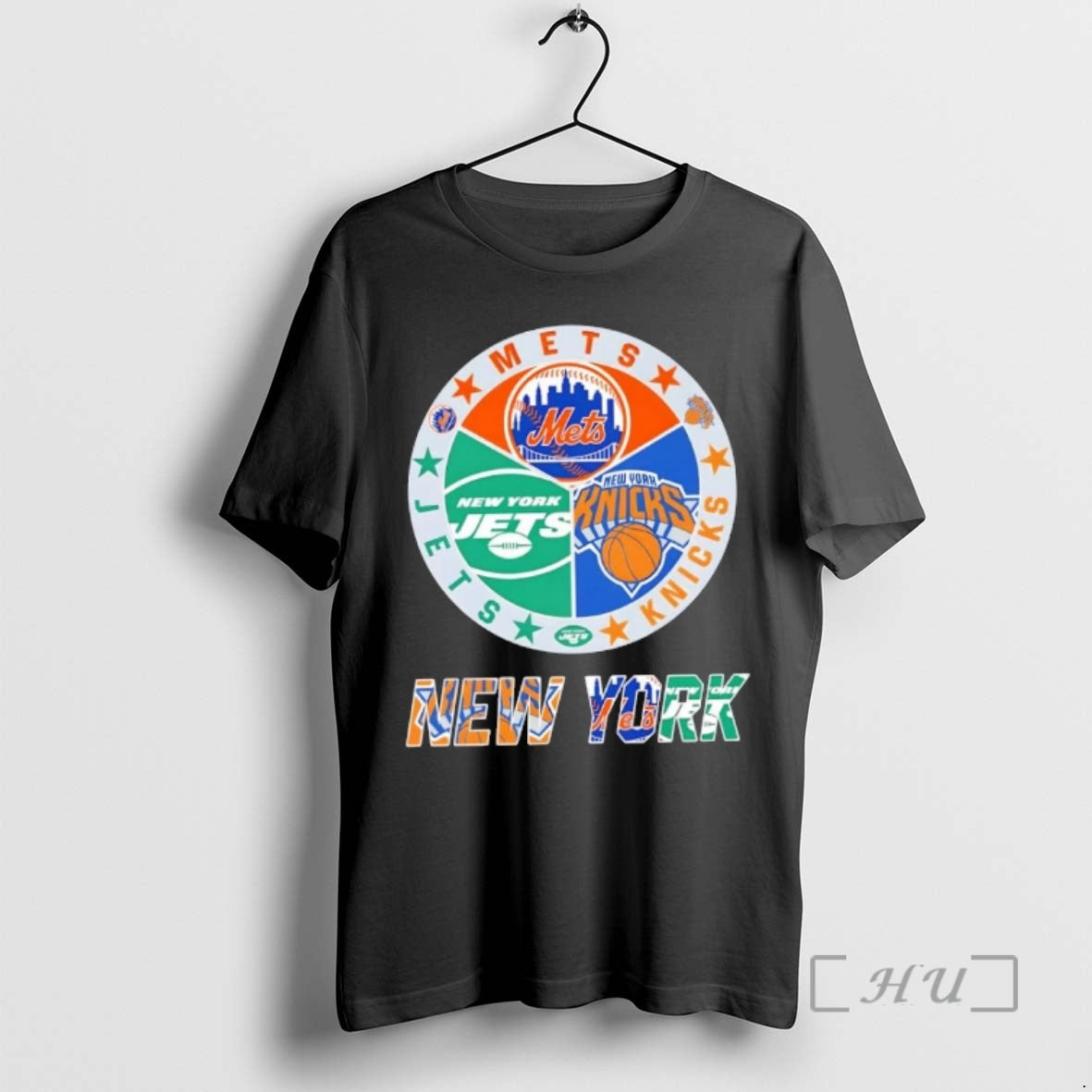 Officials New York City Sports Mets Knicks Jets Logos Combine T-Shirts, Hoodie, Sweatshirt | TeeBloomCo.com
