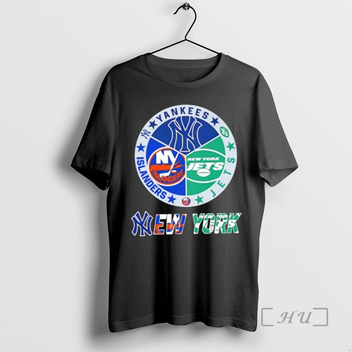 Officials New York City Sports Yankees Jets Islanders Logos Combine T-Shirts, Hoodie, Sweatshirt | TeeBloomCo.com