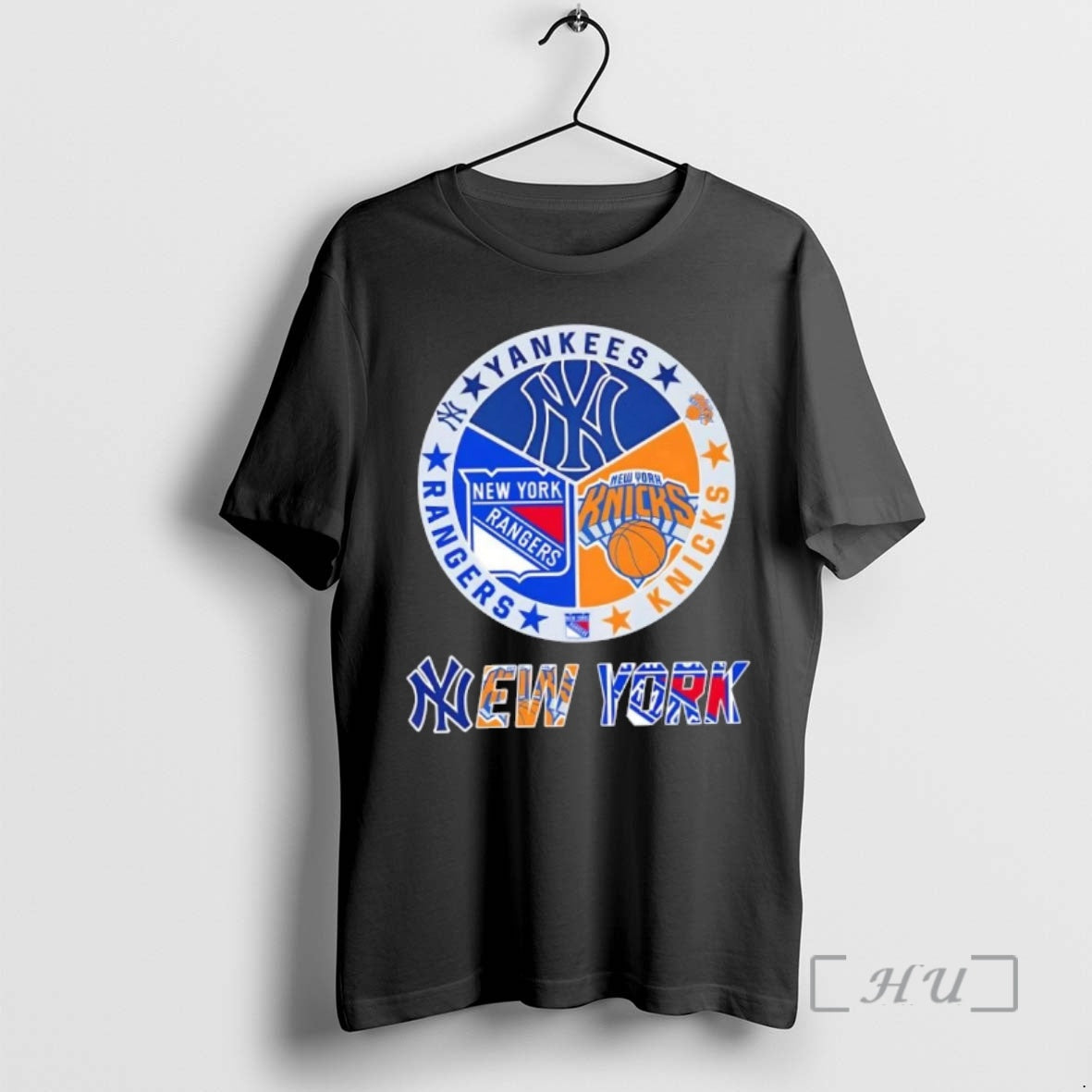 Officials New York City Sports Yankees Knicks Rangers Logos Combine T-Shirts, Hoodie, Sweatshirt | TeeBloomCo.com