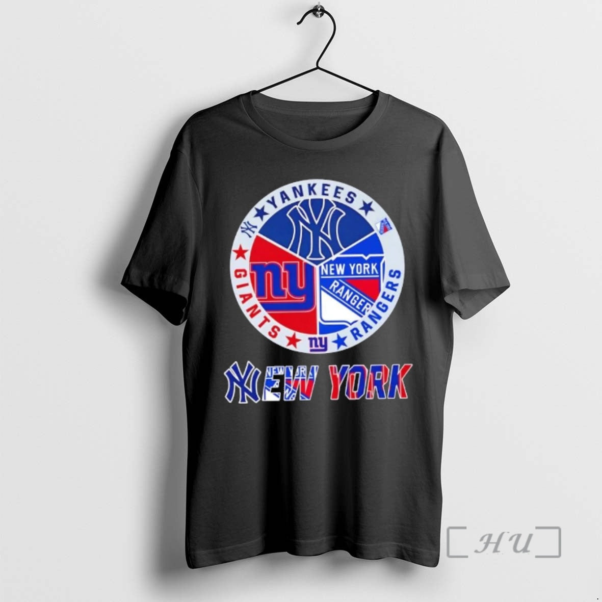 Officials New York City Sports Yankees Rangers Giants Logos Combine T-Shirts, Hoodie, Sweatshirt | TeeBloomCo.com