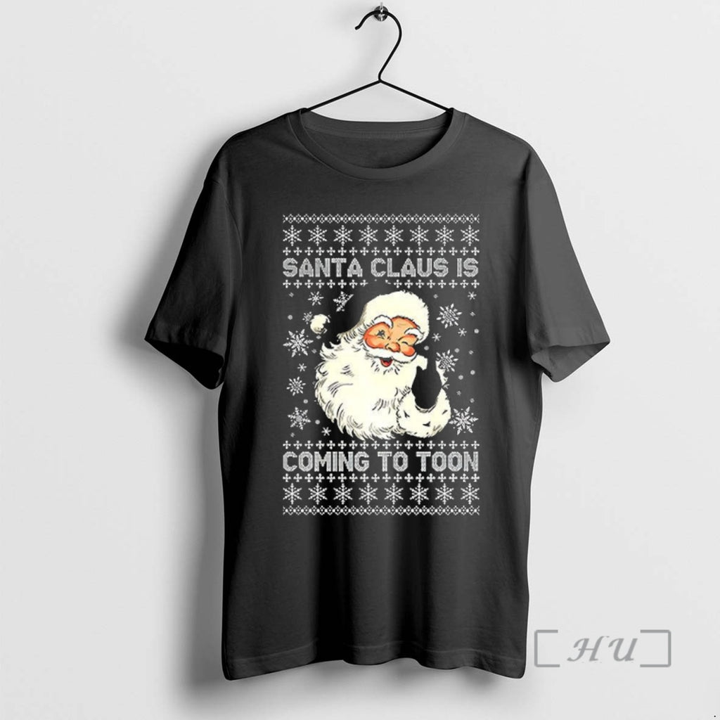 Officials Newcastle Santa Claus Is Coming To Toon Ugly Christmas T-Shirts, Hoodie, Sweatshirt | TeeBloomCo.com