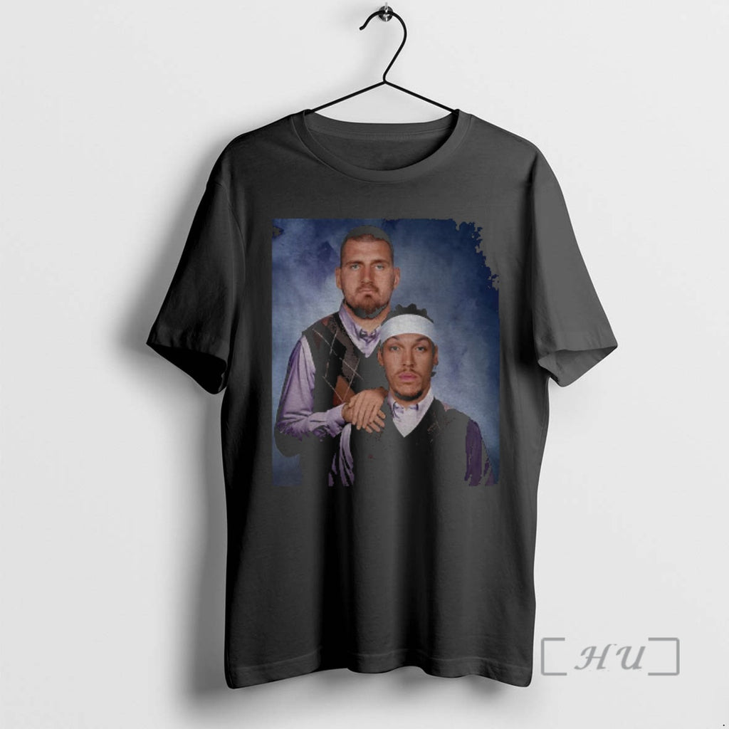 Officials Nikola Jokic Aaron Gordon Basketball Vintage Denver Step Brothers T-Shirts, Hoodie, Sweatshirt | TeeBloomCo.com