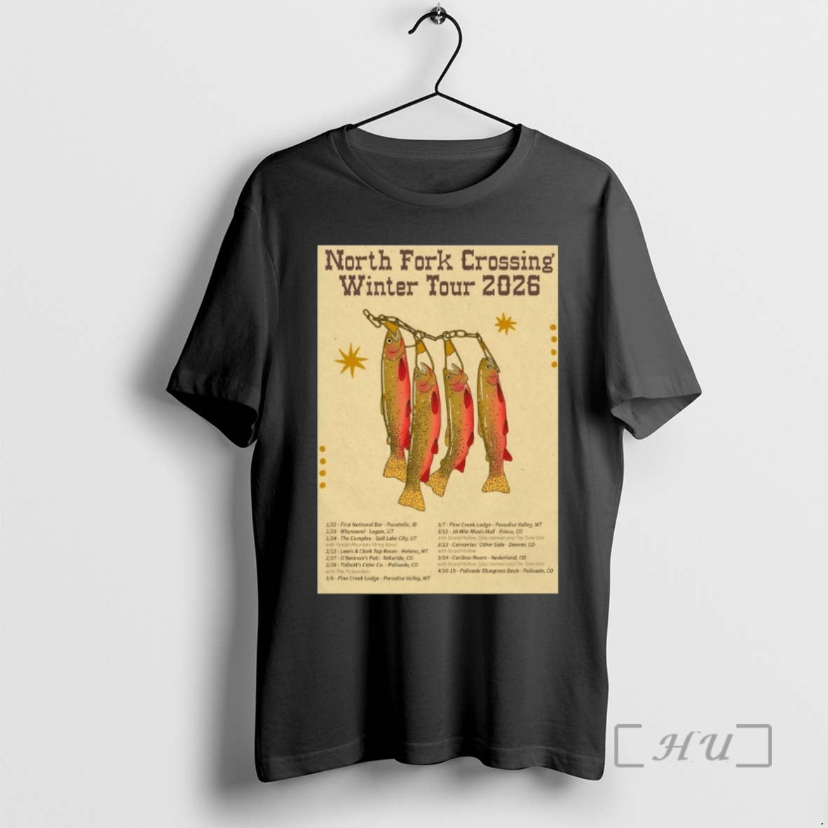 Officials North Fork Crossing 2026 Winter Tour T-Shirts, Hoodie, Sweatshirt | TeeBloomCo.com