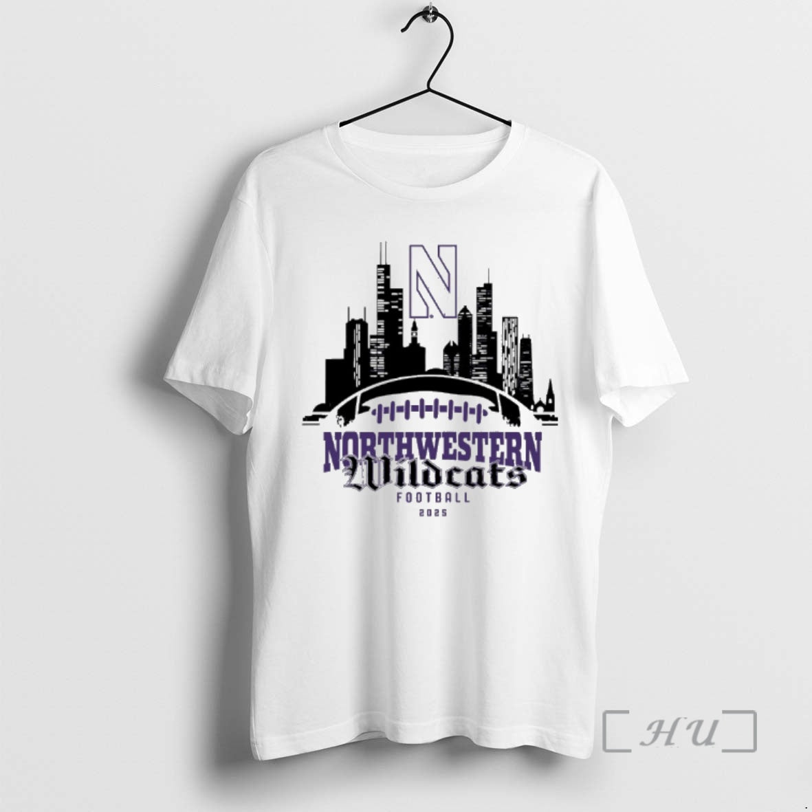 Officials Northwestern Football 2025 Season City Skyline T-Shirts, Hoodie, Sweatshirt | TeeBloomCo.com