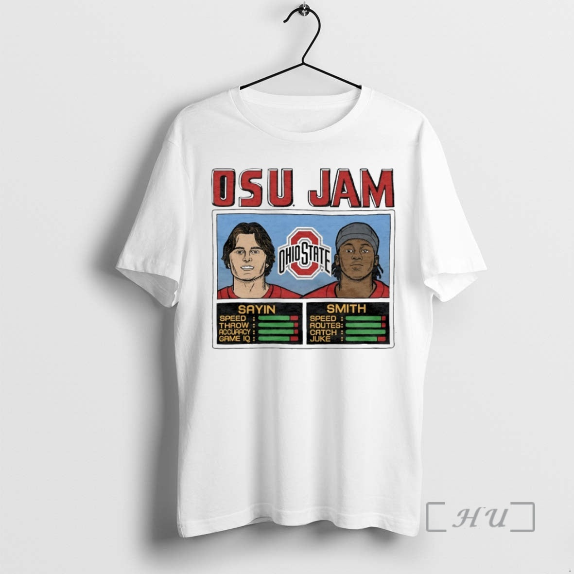 Officials Osu Jam Buckeyes Julian Sayin And Jeremiah Smith Circle T-Shirts, Hoodie, Sweatshirt | TeeBloomCo.com