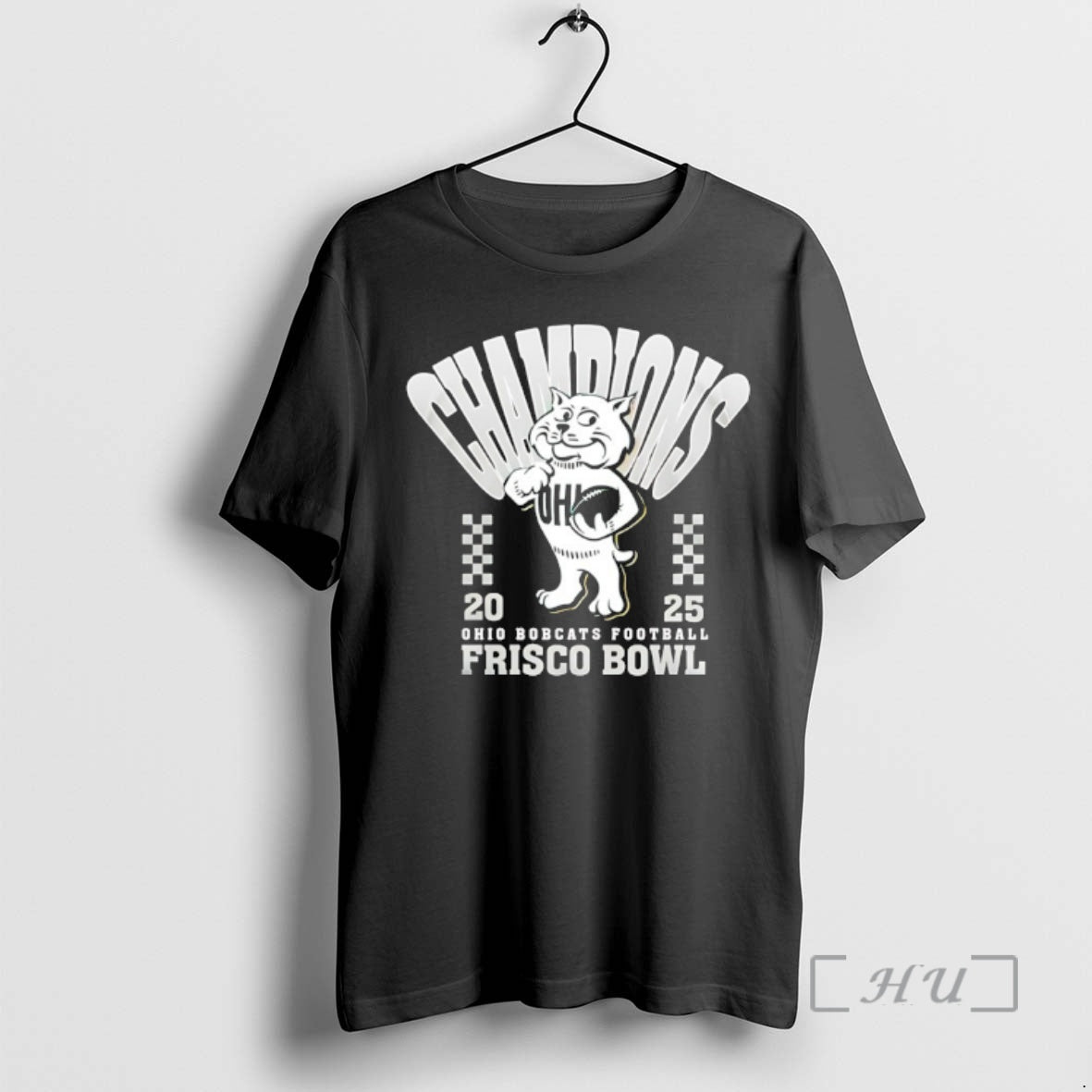 Officials Ohio Bobcats Frisco Bowl Champions 2025 Mascot T-Shirts, Hoodie, Sweatshirt | TeeBloomCo.com