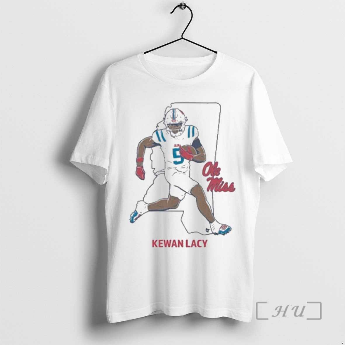 Officials Ole Miss Football Kewan Lacy State Star Premium T Shirts Sweater Hoodie 2 Sweatshirt | TeeBloomCo.com