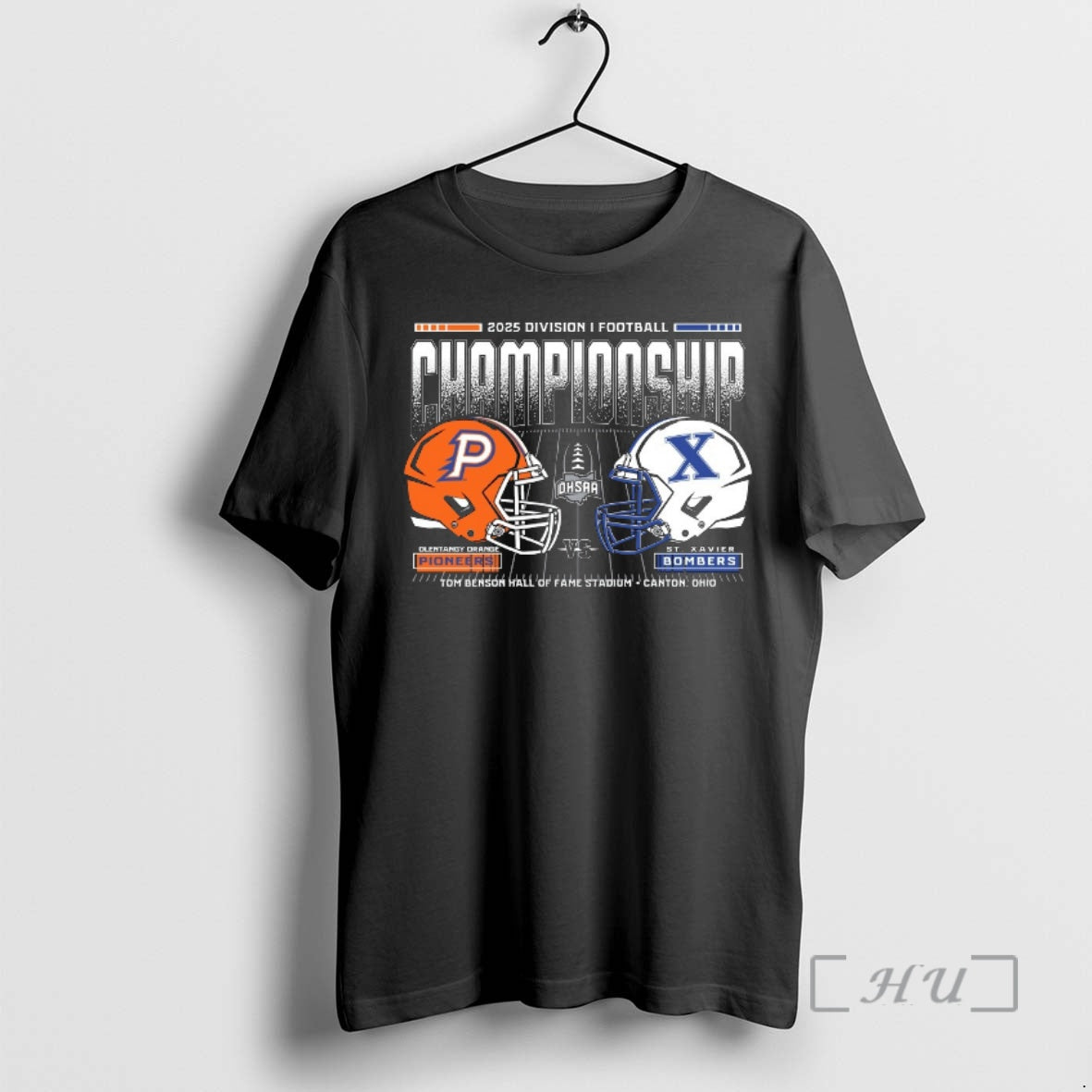 Officials Olentangy Orange Pioneers Vs St Xavier Bombers 2025 Ohsaa Football D1 H2h State Championship T-Shirts, Hoodie,...