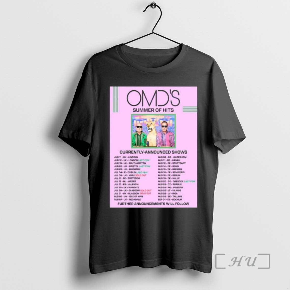 Officials Omd Summer Of Hits Tour 2026 T-Shirts, Hoodie, Sweatshirt | TeeBloomCo.com