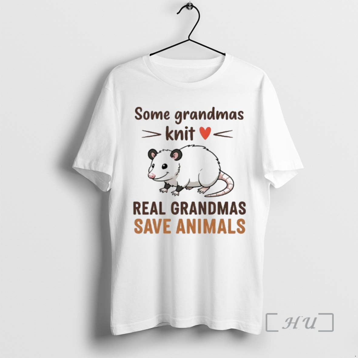 Officials Opossum Some Grandmas Knit Real Grandmas Save Animals T-Shirts, Hoodie, Sweatshirt | TeeBloomCo.com