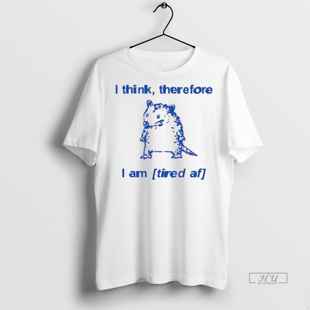 Officials Opossums I Think Therefore I Am Tired Af Ceramic Ceramic And Classic Dad Cap