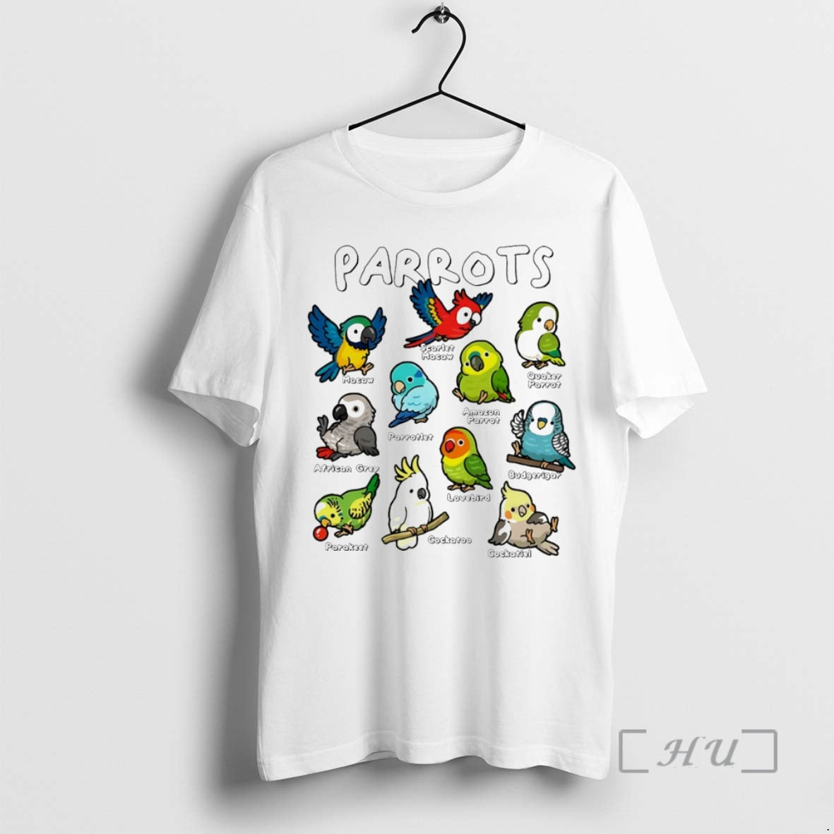 Officials Parrots Of The World Circle T-Shirts, Hoodie, Sweatshirt | TeeBloomCo.com