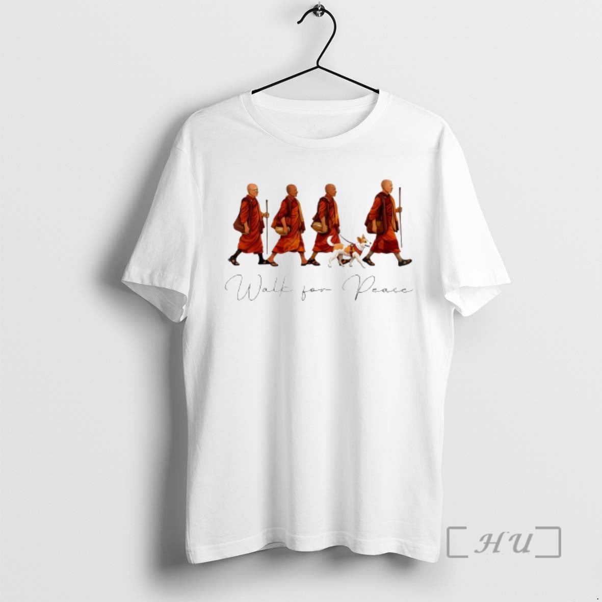 Officials Peace Walking Monks And Aloka Dog Walk For Peace Funny Premium T Shirts Sweater Hoodie, Sweatshirt | TeeBloomCo.com