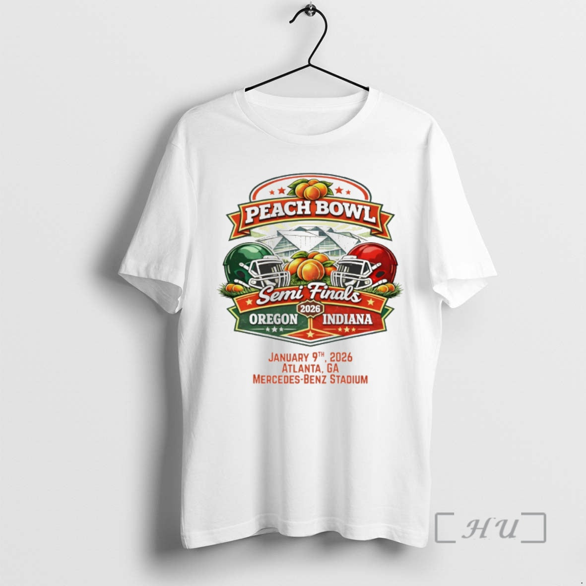Officials Peach Bowl Indiana Vs Oregon Semi Finals 2026 T-Shirts, Hoodie, Sweatshirt | TeeBloomCo.com