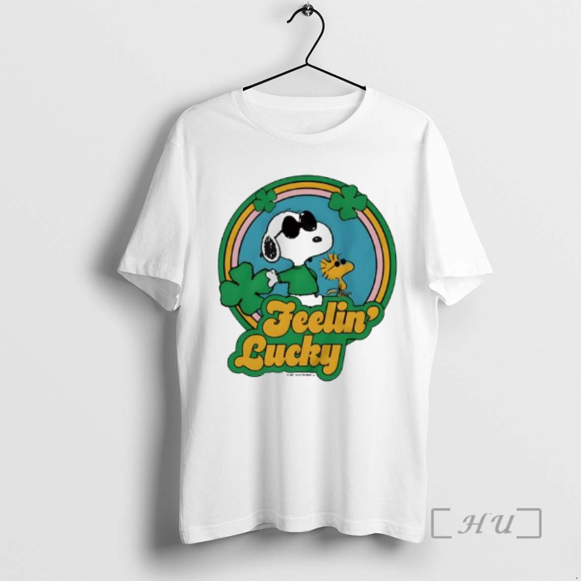 Officials Peanuts Shamrock Feeling Lucky T-Shirts, Hoodie, Sweatshirt | TeeBloomCo.com