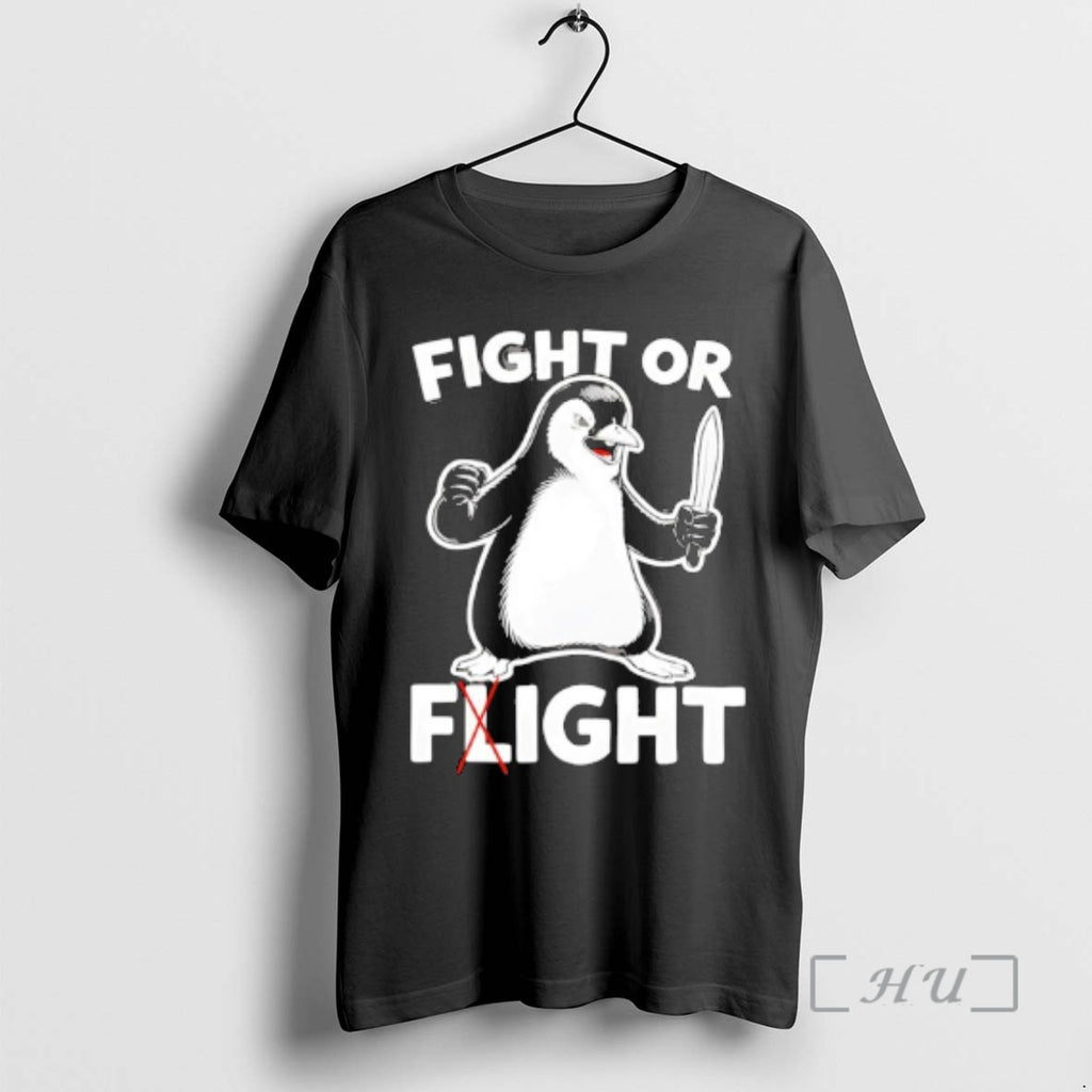 Officials Penguin Fight Or Flight Meme T-Shirts, Hoodie, Sweatshirt | TeeBloomCo.com