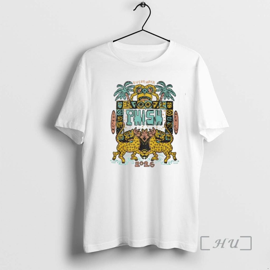 Officials Phish Riviera Jan 28 31 2026 Jaguar Gates T-Shirts, Hoodie, Sweatshirt | TeeBloomCo.com