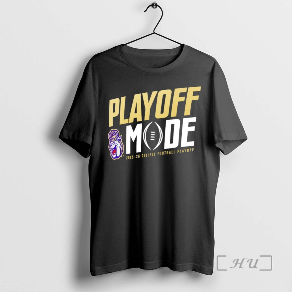 Officials Playoff Mode James Madison Dukes 2025 2026 College Football Playoff Logo Premium T Shirts Hoodie, Sweatshirt