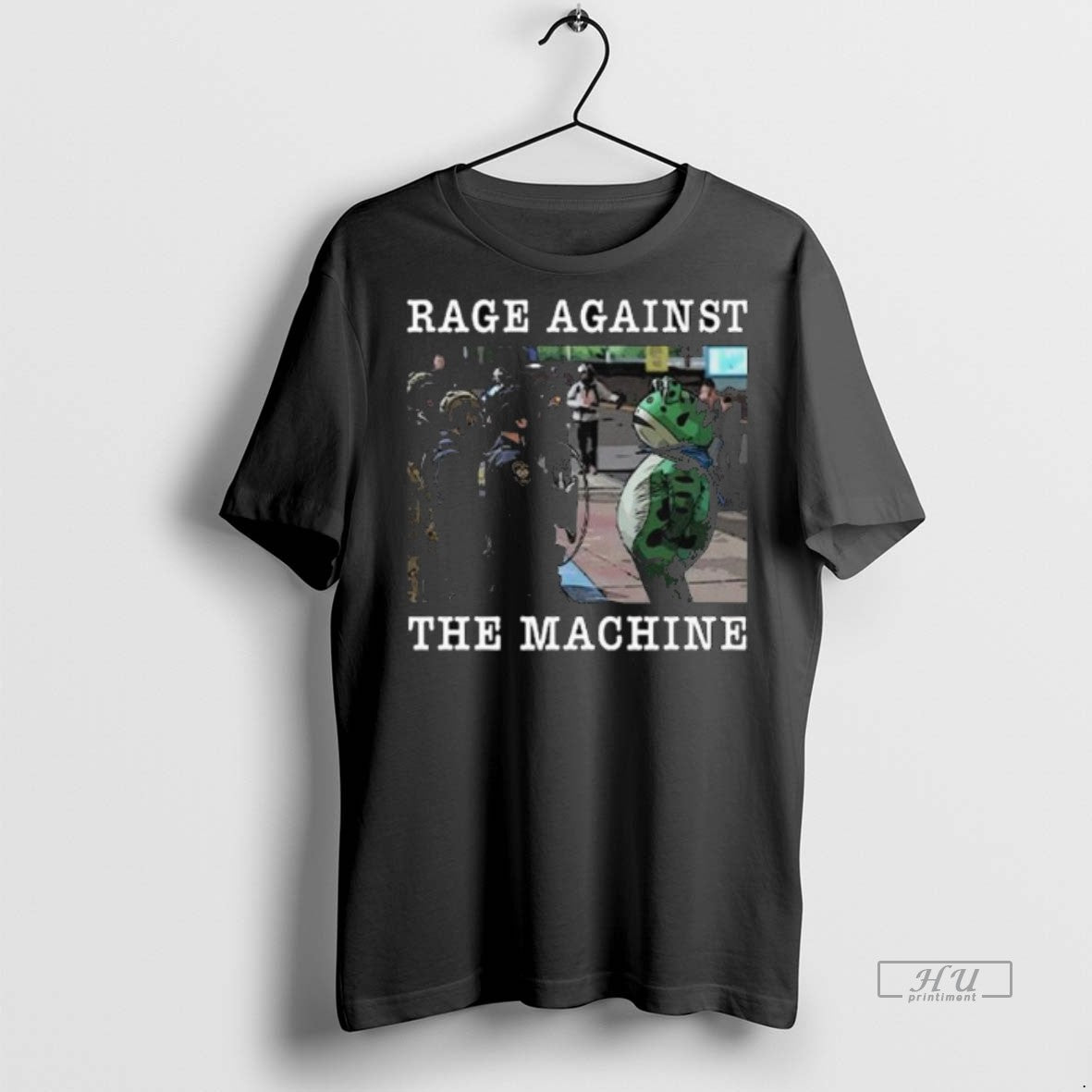 Officials Portland Frog Protest Rage Against The Machine Long Sleve Tee Shirt Sweater