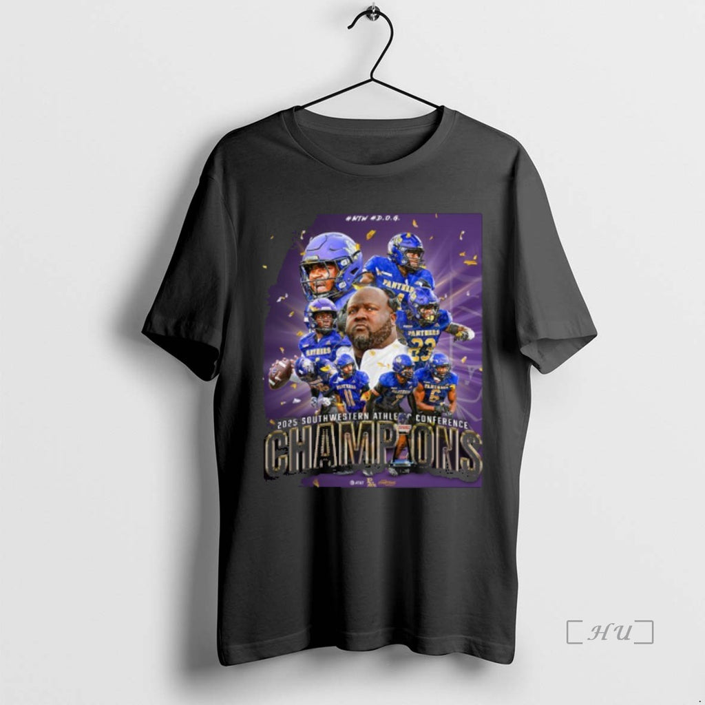 Officials Prairie View Am Football 2025 Swac Conference Champions T-Shirts, Hoodie, Sweatshirt | TeeBloomCo.com