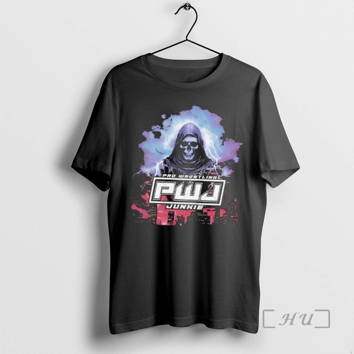 Officials Pro Wrestling Pwj Junkie Skeleton Graphic T-Shirts, Hoodie, Sweatshirt | TeeBloomCo.com