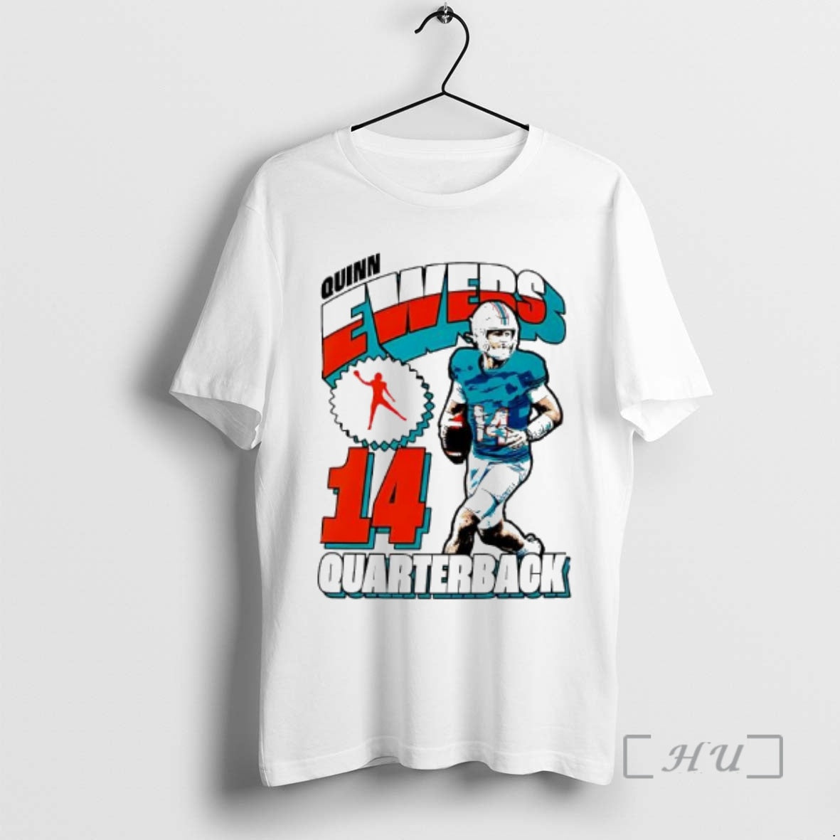 Officials Quinn Ewers Miami Dolphins 14 Quarterback T-Shirts, Hoodie, Sweatshirt | TeeBloomCo.com