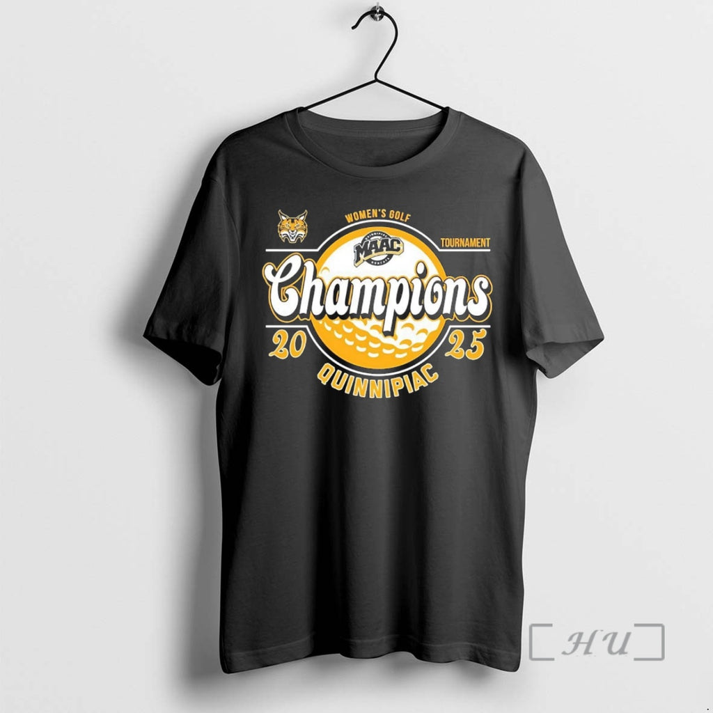 Officials Quinnipiac Bobcats Womens Golf 2025 Maac Champions T-Shirts, Hoodie, Sweatshirt | TeeBloomCo.com