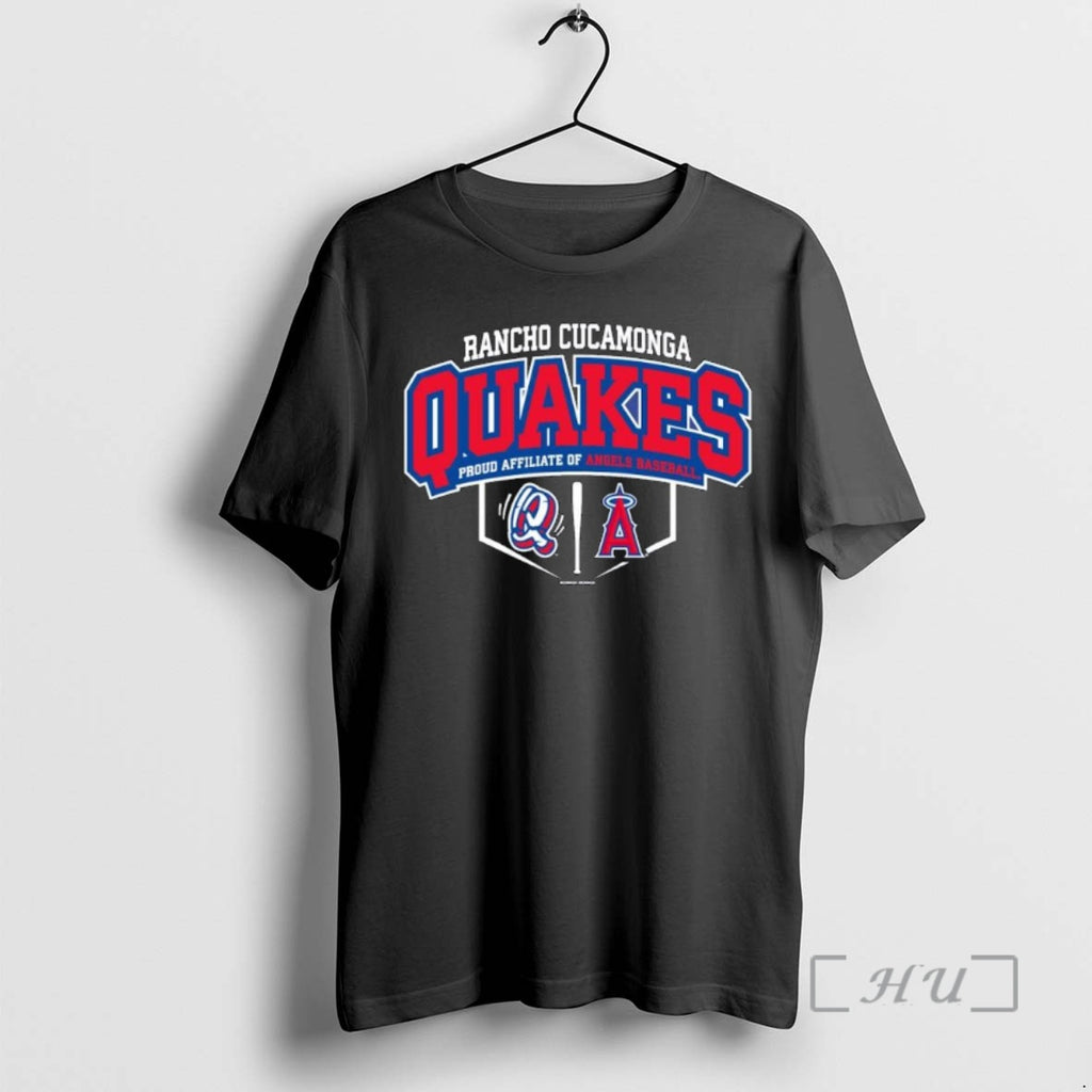 Officials Rancho Cucamonga Quakes Proud Affiliate Of Angels Baseball Ornaments T-Shirts, Hoodie, Sweatshirt | TeeBloomCo.com