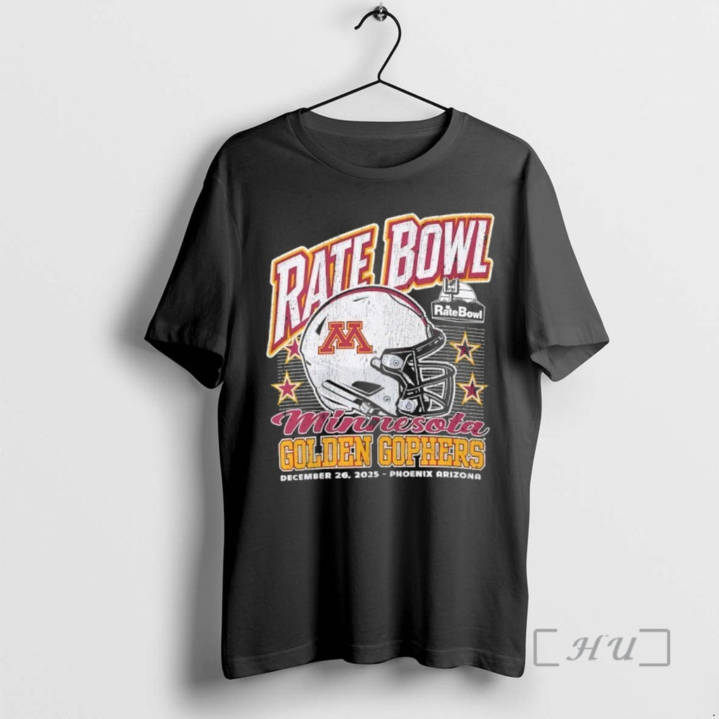 Officials Rate Bowl 2025 Minnesota Golden Gophers December 26 Helmet T-Shirts, Hoodie, Sweatshirt | TeeBloomCo.com