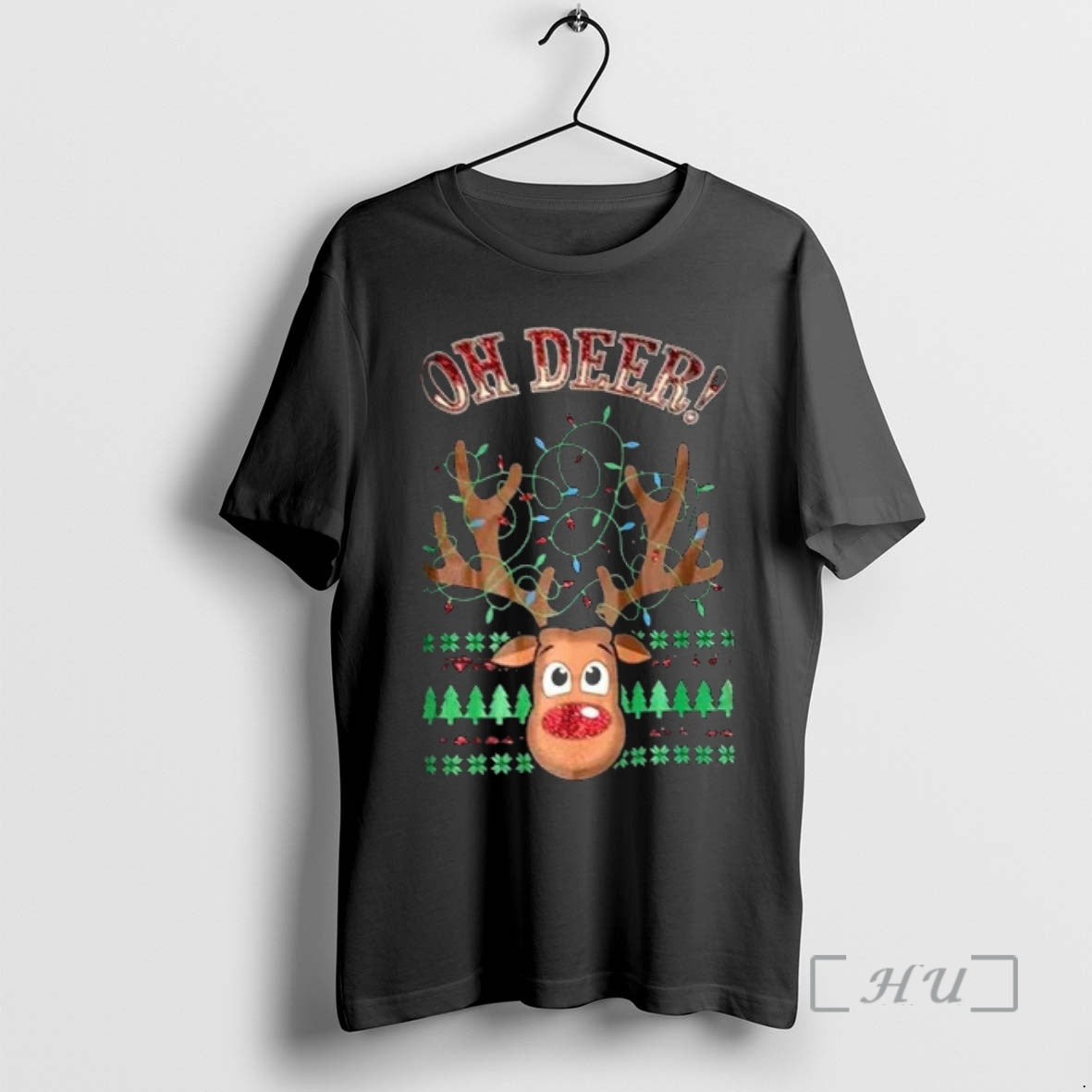 Officials Reindeer Oh Deer Ugly Christmas T-Shirts, Hoodie, Sweatshirt | TeeBloomCo.com