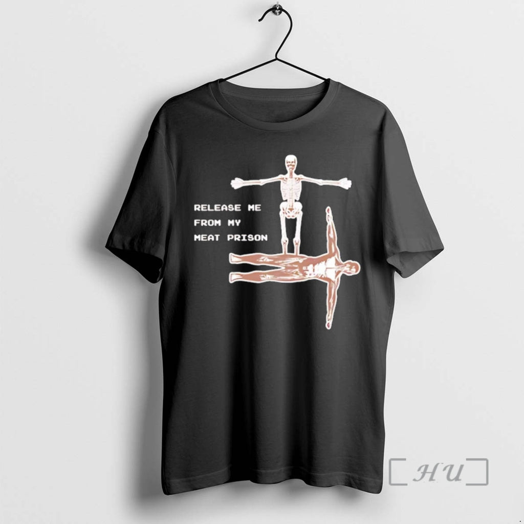 Officials Release Me From My Meat Prison Christmas T-Shirts, Hoodie, Sweatshirt | TeeBloomCo.com