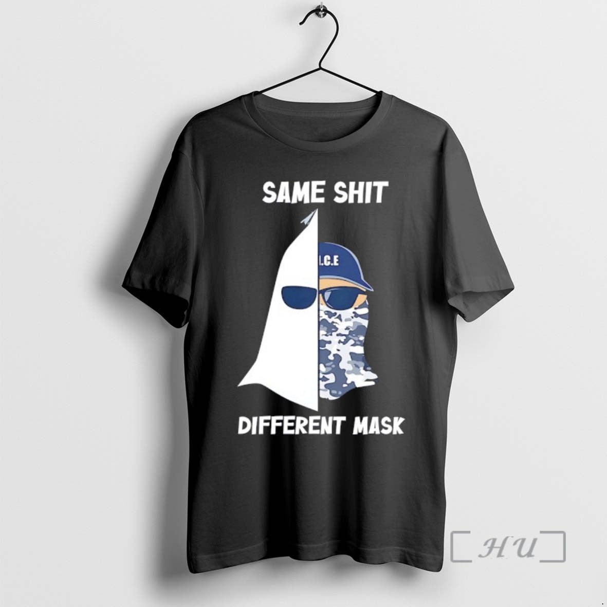 Officials Same Shit Different Mask Ku Klux Klan And Ice T-Shirts, Hoodie, Sweatshirt | TeeBloomCo.com