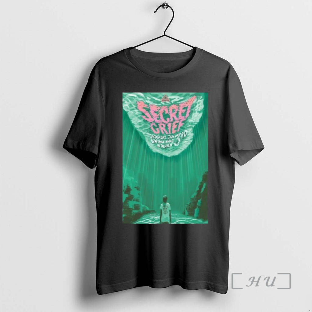 Officials Secret Grief Grand Rapids Mi January 3 2026 Concert T-Shirts, Hoodie, Sweatshirt | TeeBloomCo.com
