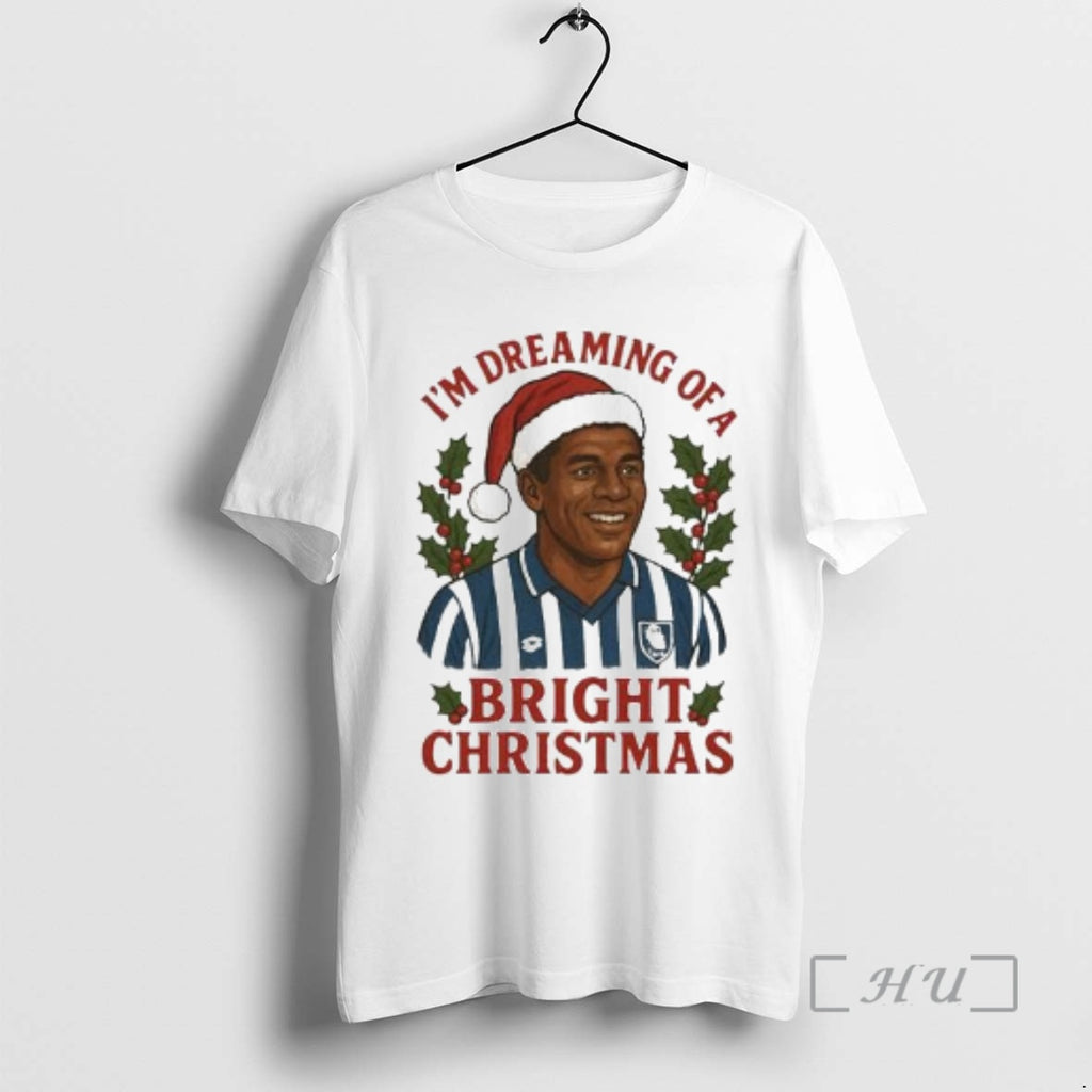 Officials Sheff Wed Im Dreaming Of A Bright Christmas Circle White Premium T Shirts Sweater Hoodie, Sweatshirt